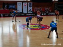 Taktick krdlo Slia na portovom podujat Floorball SK Liga