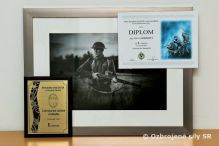 Peter Sobek, zamestnanec 103. práporu RCHBO Rožňava, ocenený v súťaži FotoAtak 2021